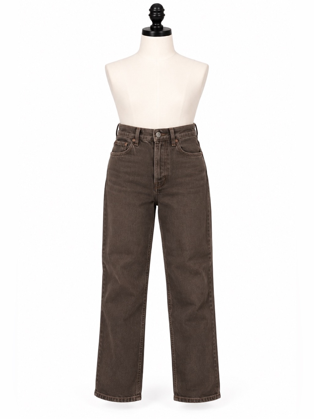 Abercrombie & Fitch Women's Jeans in Dark Brown